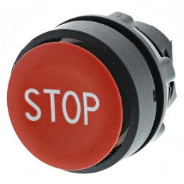 1 pcs - Schneider Electric Harmony XB5 Series Red Spring Return Push Button Head, 22mm Cutout, IP66, IP67, IP69K