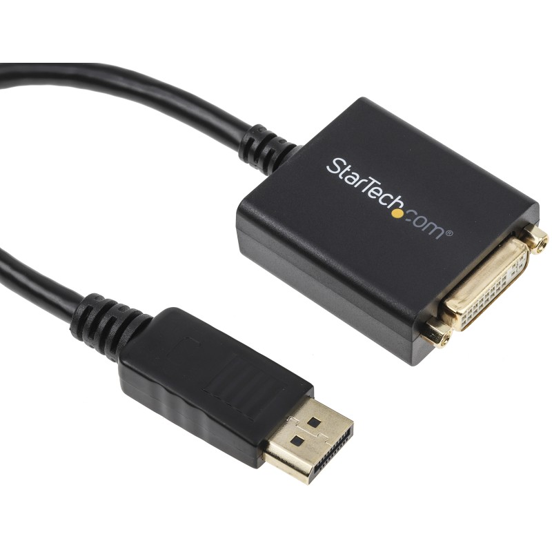 1 pcs - StarTech.com DisplayPort to DVI Adapter, 152.4mm Length - 1920 x 1200 Maximum Resolution