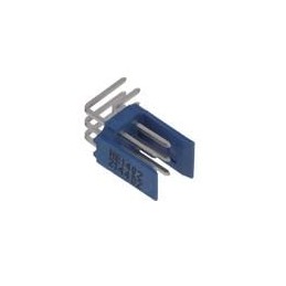 10 pcs : 281742-3 - Headers & Wire Housings HEADER R/A 2X03 POS HE14