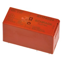 25 pcs - TE Connectivity PCB Mount Power Relay, 24V dc Coil, 10A Switching Current, SPDT