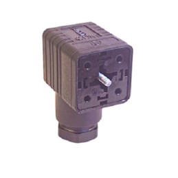 1 pcs - Hirschmann GDM 3P+E DIN 43650 A, Female Solenoid Valve Connector, 250 V ac/dc Voltage