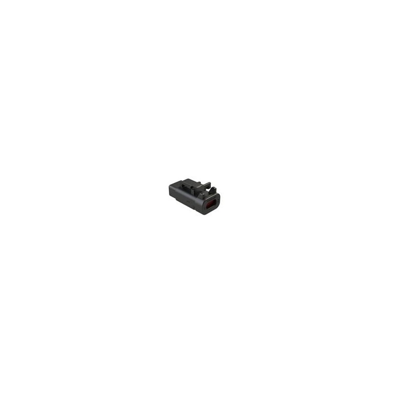10 pcs : ATM06-2S-BLK - Automotive Connectors 2-Way Plug, Female Connector, Black