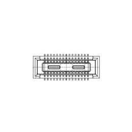 10 pcs : DF40TC-30DS-0.4V(58) - Board to Board & Mezzanine Connectors BOARD TO FPC CONN, RCPT, 30POS