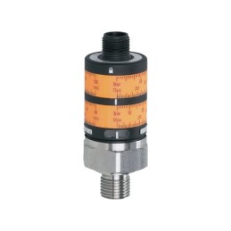 1 pcs - ifm electronic Pressure Sensor, 0bar Min, 400bar Max, PNP Output, Relative Reading