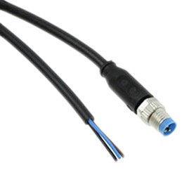 1 pcs - TE Connectivity Straight Male 3 way M8 to Unterminated Sensor Actuator Cable, 1.5m