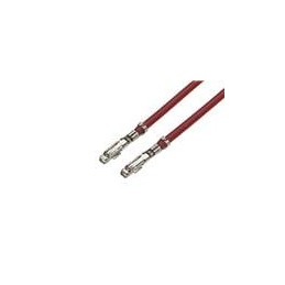 10 pcs : 217490-2125 - Rectangular Cable Assemblies Pre-Crimped Lead 450mm Lngth, 22 AWG, Red