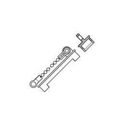 10 pcs : 173112-0436 - D-Sub Tools & Hardware FCT Spring Lock F1042-3PA