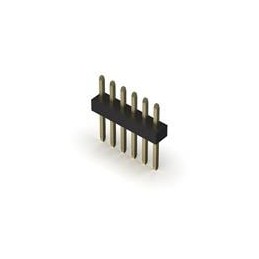 10 pcs : BC020-06-A-0200-0300-L-G - Board to Board & Mezzanine Connectors 6w, 1.0mm Pitch Pin Hdr, SIL, TH, Vert, GF, Box