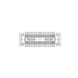 10 pcs : DF40TC-34DS-0.4V(58) - Board to Board & Mezzanine Connectors BOARD TO FPC CONN, RCPT, 34POS
