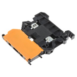 1 pcs - RS PRO Black Disconnect Terminal Block, Single-Level, Screw Termination