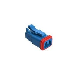 10 pcs : AT06-2S-RD01BLU - Automotive Connectors 2wayPlug, F Conn Reduced Dia Sea