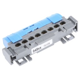 1 pcs - Legrand Distribution Block, 8 Way, 1.5 - 16mm², 80A, 400 V ac, Blue