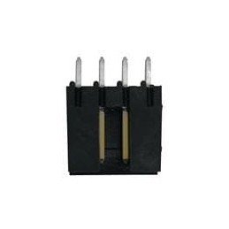 10 pcs : 69167-104 - Headers & Wire Housings 4P VERT 4WALL HDR