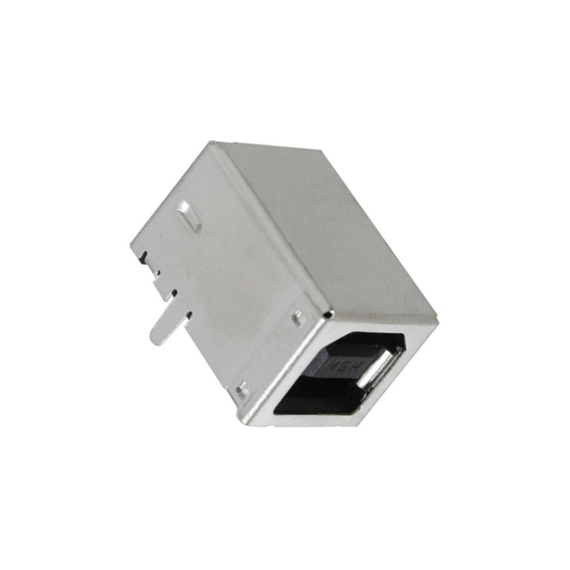 1 pcs - Molex Right Angle, Through Hole, Socket Type B USB Connector