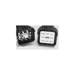 10 pcs : 344075-1 - Automotive Connectors 2 WAY TAB HSG.