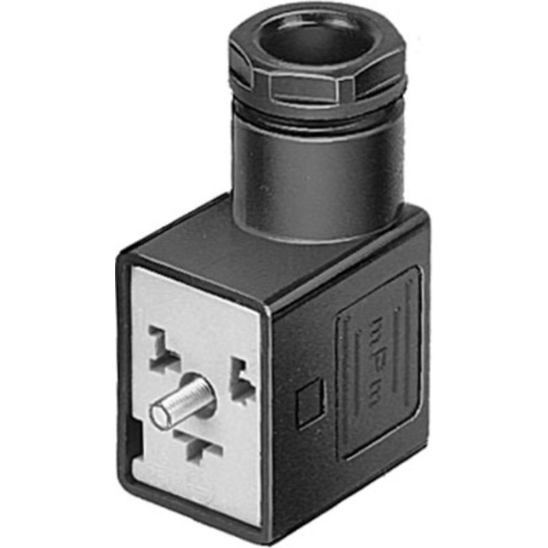 1 pcs - Festo Pneumatic Solenoid Coil Connector, DIN Connector
