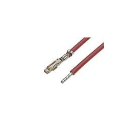10 pcs : 217491-2112 - Rectangular Cable Assemblies Pre-Crimped Lead 150mm Lngth, 24 AWG, Red