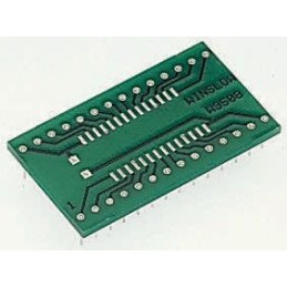 1 pcs - Winslow Straight Through Hole Mount 1.27 mm, 2.54 mm Pitch IC Socket Adapter, 44 Pin Female SOP to 44 Pin Male DIP