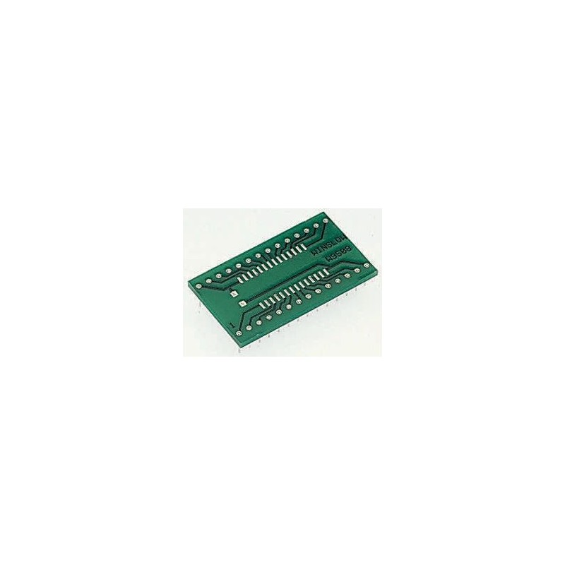 1 pcs - Winslow Straight Through Hole Mount 1.27 mm, 2.54 mm Pitch IC Socket Adapter, 44 Pin Female SOP to 44 Pin Male DIP
