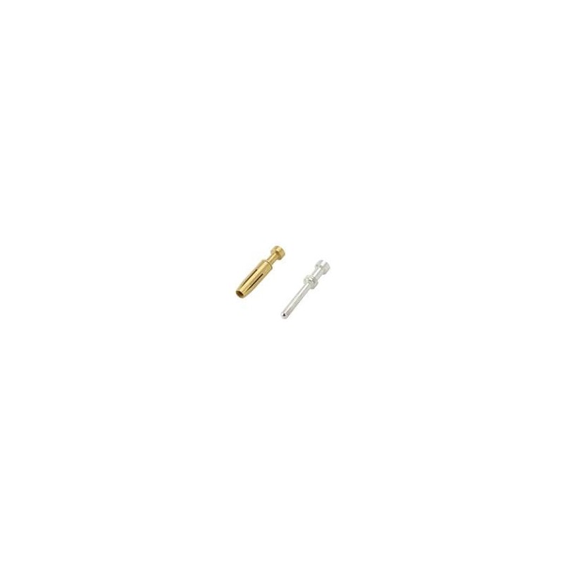 10 pcs : VN0202500351C - Circular DIN Connectors 2.5mm Turned Crimp Contact Female 20AWG