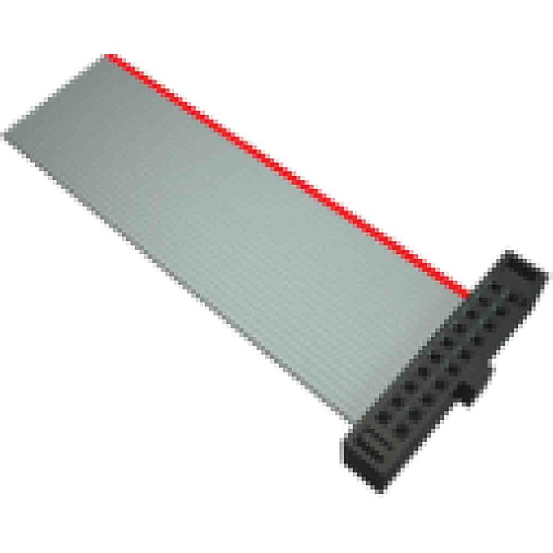 1 pcs - Samtec FFSD Series Flat Ribbon Cable, 20-Way, 20in Length, Tiger Eye IDC to Tiger Eye IDC