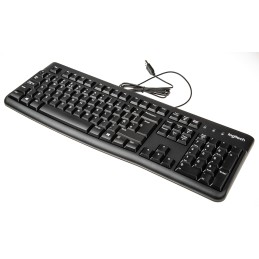 1 pcs - Logitech Wired USB Keyboard, QWERTY (UK), Black
