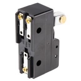 1 pcs - Omron Roller Lever Limit Switch, NO/NC, IP00, SPDT, Thermosetting Resin Housing, 500V ac Max, 15A Max