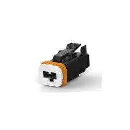 10 pcs : 2324808-3 - Automotive Connectors 2P,MCON 1.2,REC HSG ASSY,SLD,COD C