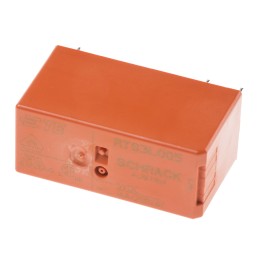 25 pcs - TE Connectivity PCB Mount Power Relay, 5V dc Coil, 16A Switching Current, SPST