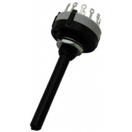 1 pcs - Lorlin, 12 Position SPST Rotary Switch, 150 mA @ 250 V ac, Solder Tab