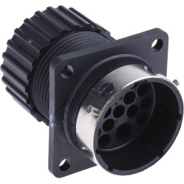 1 pcs - ITT Cannon Circular Connector, 15 Contacts, Panel Mount, Socket, Male, IP67, Trident Neptune Series