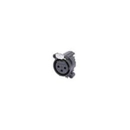 10 pcs : NC3FAAH1 - XLR Connectors 3P FEMALE HORIZ PIN 1 & GRD TOGETHER