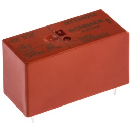 1 pcs - TE Connectivity PCB Mount Power Relay, 12V dc Coil, 12A Switching Current, SPST