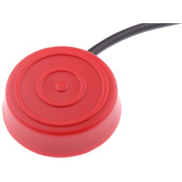 1 pcs - RS PRO Foot Switch Bellow Momentary Foot Switch - PVC Case Material, SPST, 50 mA Contact Current