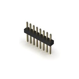 10 pcs : BC020-08-A-0200-0300-L-G - Board to Board & Mezzanine Connectors 8w, 1.0mm Pitch Pin Hdr, SIL, TH, Vert, GF, Box