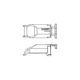 10 pcs : 368401-1 - Automotive Connectors COVER HSG FOR 40P(SIEMENS)