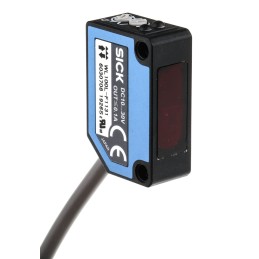 1 pcs - Sick Retroreflective Photoelectric Sensor, Block Sensor, 0.08 - 12 m Detection Range