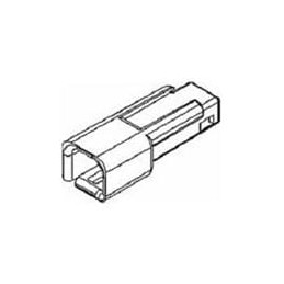 10 pcs : 12059252 - Automotive Connectors 2P MALE RED 150 SERIES 14 AMPS