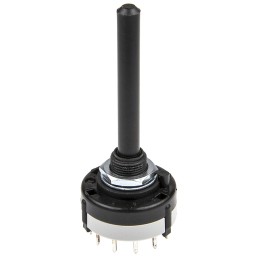 1 pcs - Lorlin, 3 Position 4PST Rotary Switch, 150 mA @ 250 V ac, Through Hole