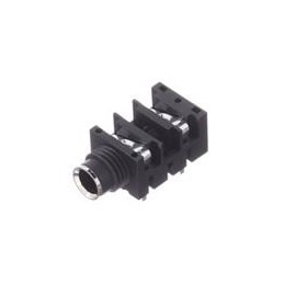10 pcs : ACJM-HHDR - Phone Connectors 1/4'Phone jack hor CHASSIS CONN PLSTC
