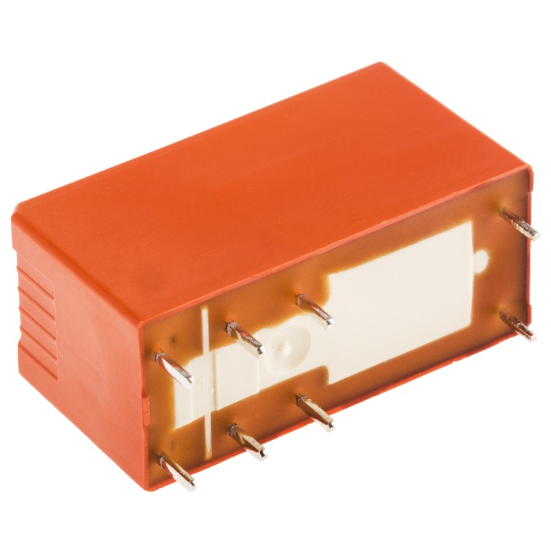 5 pcs - TE Connectivity PCB Mount Power Relay, 12V dc Coil, 16A Switching Current, SPDT