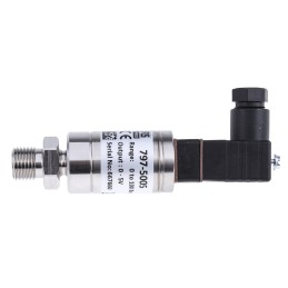 1 pcs - RS PRO Pressure Sensor, 0bar Min, 100bar Max, Voltage Output, Relative Reading