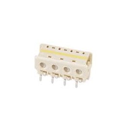 10 pcs : 2106489-4 - Lighting Connectors 4 Position 18 AWG Thru Hole Closed End