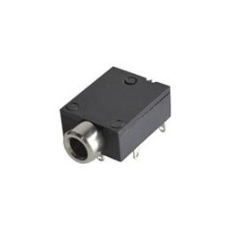 10 pcs : SJ1-3514N - Phone Connectors 3.5 mm, Stereo, Right Angle, Through Hole, 3 Conductors, 0 2 Internal Switches, Audio Jack