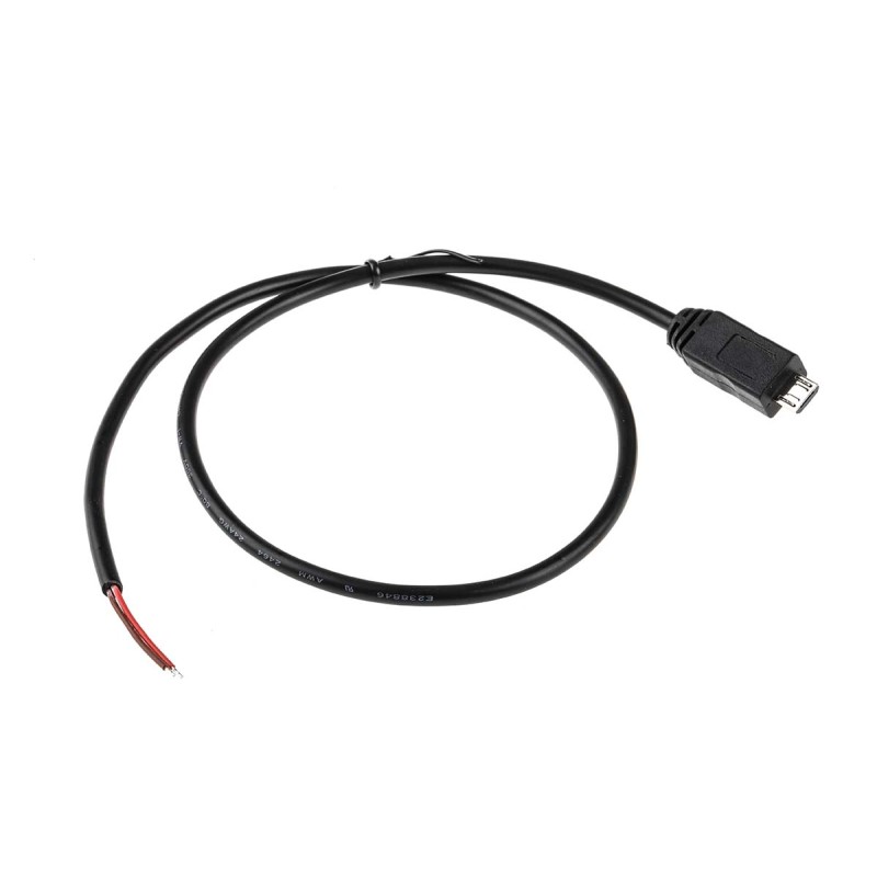 1 pcs - RS PRO Cable, Male Micro USB B to Unterminated Cable, 500mm