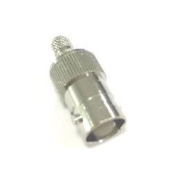 1 pcs - RS PRO, jack Cable Mount BNC Connector, 50Ω, Crimp Termination, Straight Body