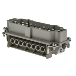 1 pcs - Epic Contact Connector Insert, 16 Way, 16A, Male, H-BE, Cable Mount, 600 V