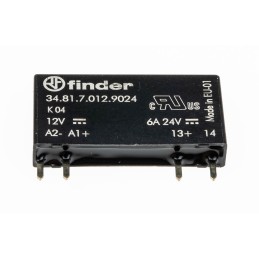 10 pcs - Finder 34 Series Solid State Relay, 2 A Load, PCB Mount, 24 V dc Load, 17 V Control