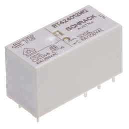 1 pcs - TE Connectivity PCB Mount Power Relay, 12V dc Coil, 8A Switching Current, DPDT