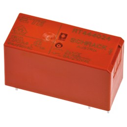 1 pcs - TE Connectivity PCB Mount Power Relay, 24V dc Coil, 8A Switching Current, DPST